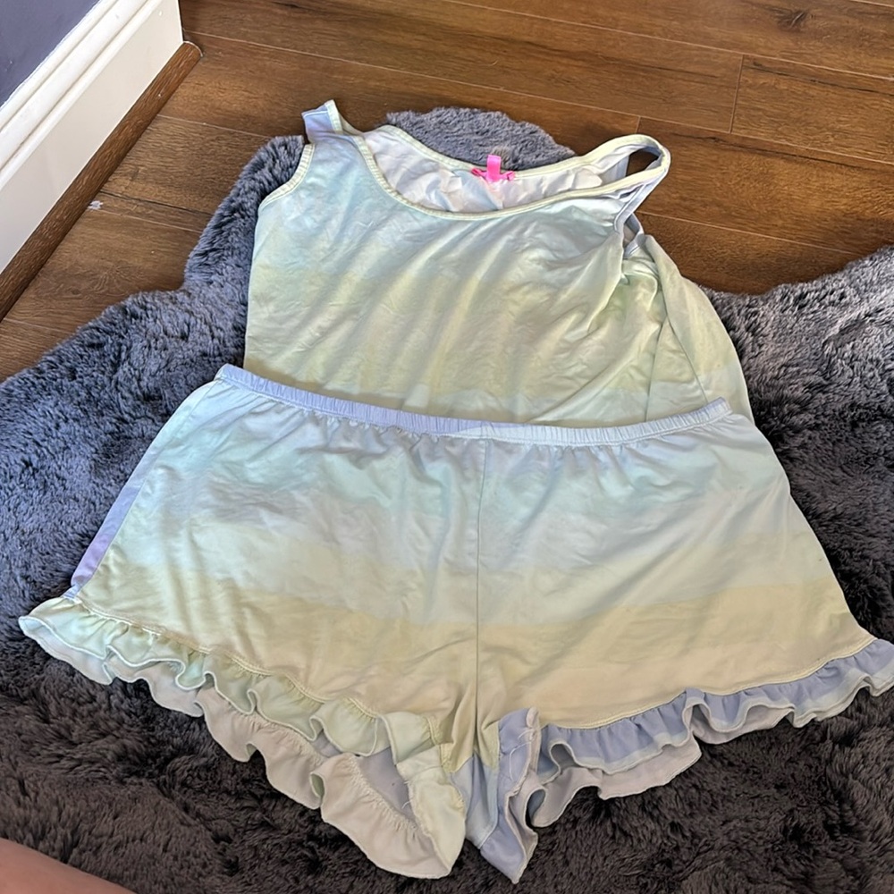 Cute multi colored pajama set